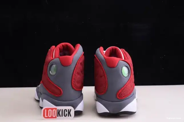 HYPE Grey Gym Flint Air Retro Jordan Red 13 414571-600 0522